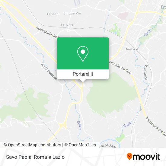 Mappa Savo Paola
