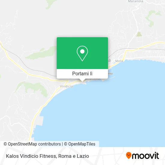Mappa Kalos Vindicio Fitness