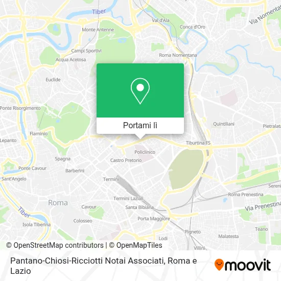 Mappa Pantano-Chiosi-Ricciotti Notai Associati
