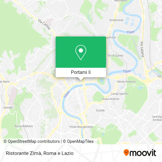 Mappa Ristorante Zimà