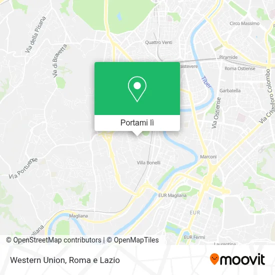 Mappa Western Union