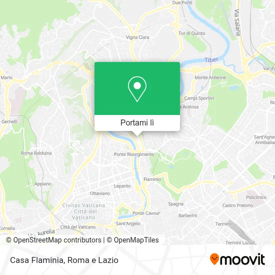 Mappa Casa Flaminia