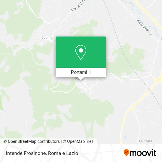 Mappa Intende Frosinone