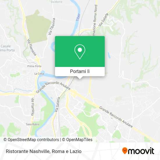 Mappa Ristorante Nashville
