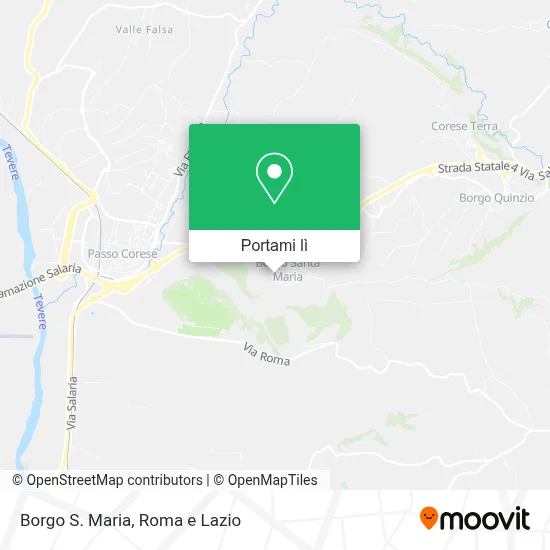Mappa Borgo S. Maria