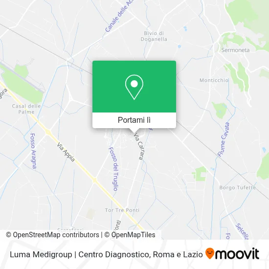 Mappa Luma Medigroup | Centro Diagnostico
