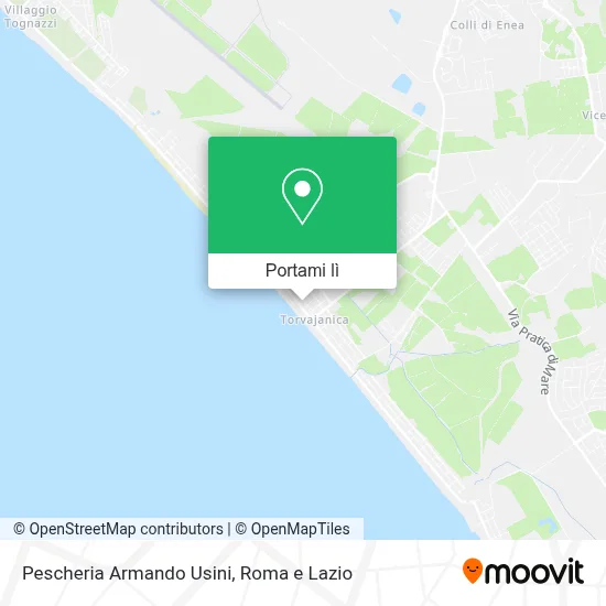 Mappa Pescheria Armando Usini
