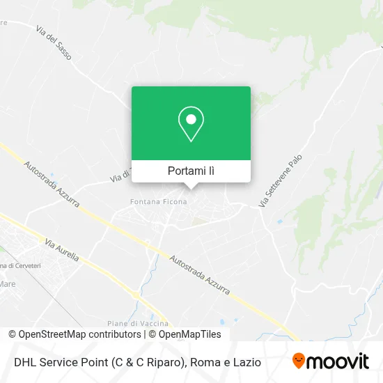 Mappa DHL Service Point (C & C Riparo)