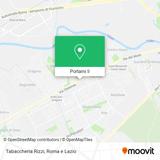 Mappa Tabaccheria Rizzi