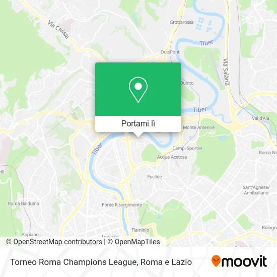 Mappa Torneo Roma Champions League