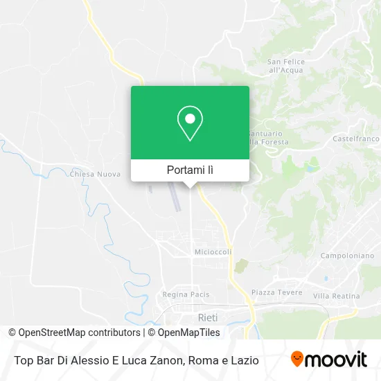 Mappa Top Bar Di Alessio E Luca Zanon