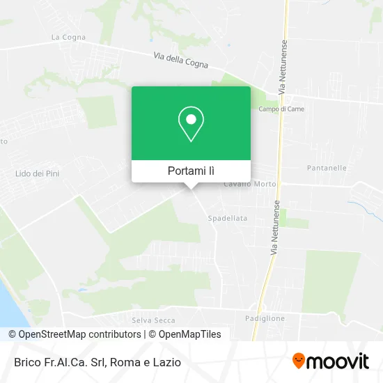 Mappa Brico Fr.Al.Ca. Srl