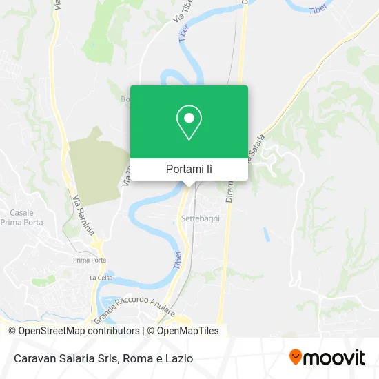 Mappa Caravan Salaria Srls