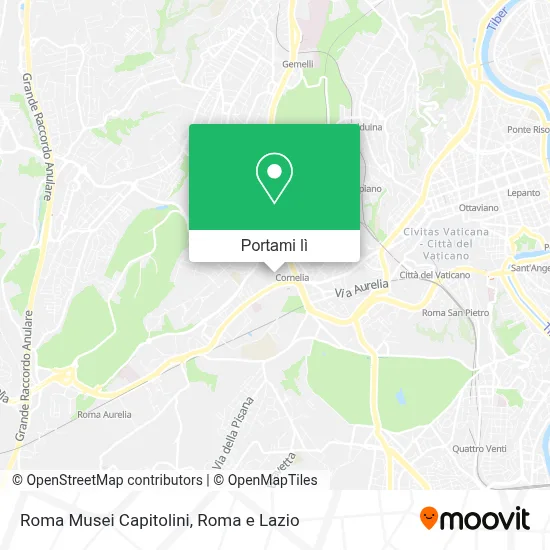 Mappa Roma Musei Capitolini