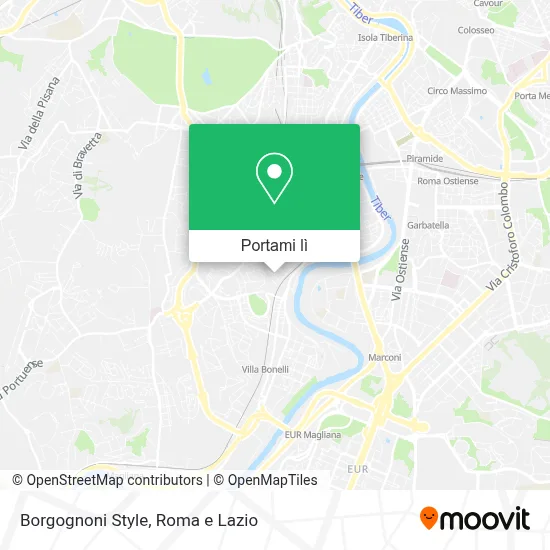 Mappa Borgognoni Style
