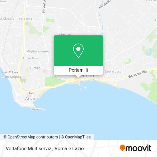 Mappa Vodafone Multiservizi