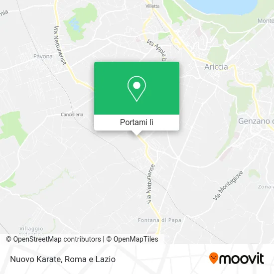 Mappa Nuovo Karate