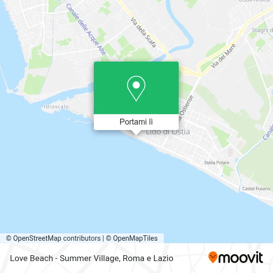 Mappa Love Beach - Summer Village