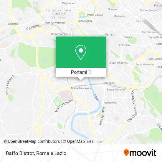 Mappa Baffo Bistrot