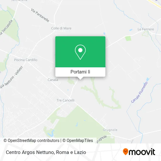 Mappa Centro Argos Nettuno