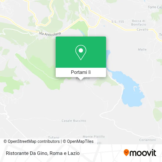 Mappa Ristorante Da Gino