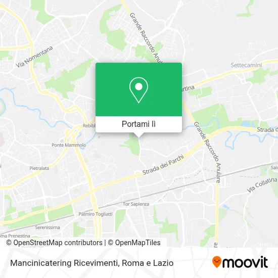 Mappa Mancinicatering Ricevimenti