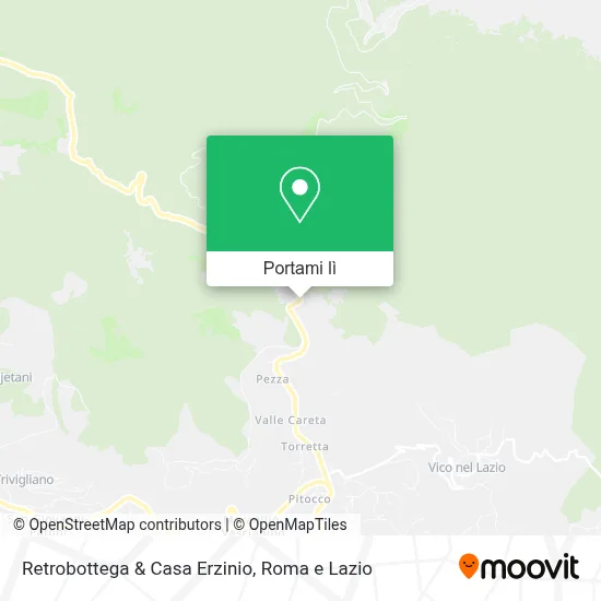 Mappa Retrobottega & Casa Erzinio