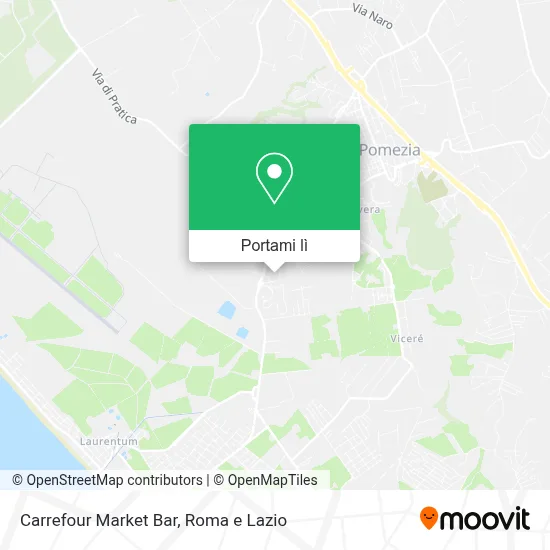 Mappa Carrefour Market Bar