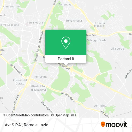 Mappa Avr S.P.A.