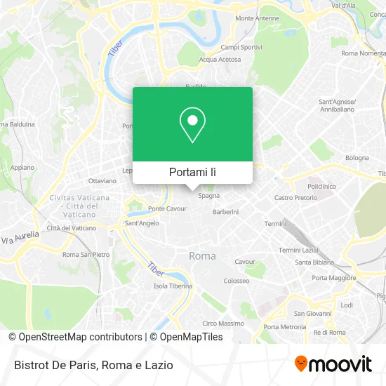 Mappa Bistrot De Paris