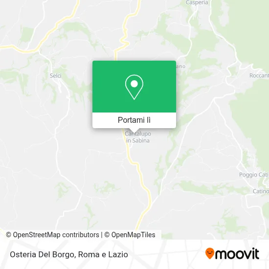 Mappa Osteria Del Borgo