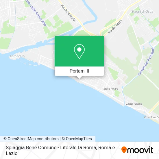 Mappa Spiaggia Bene Comune - Litorale Di Roma