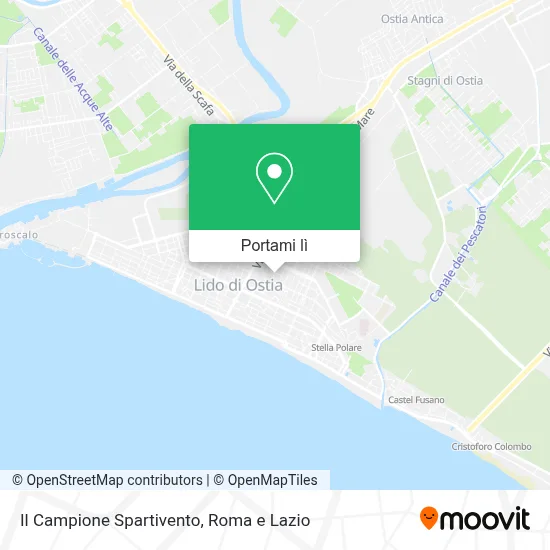 Mappa Il Campione Spartivento