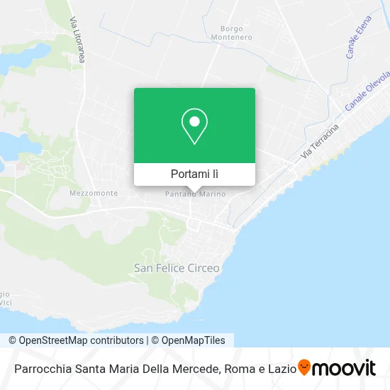 Mappa Parrocchia Santa Maria Della Mercede
