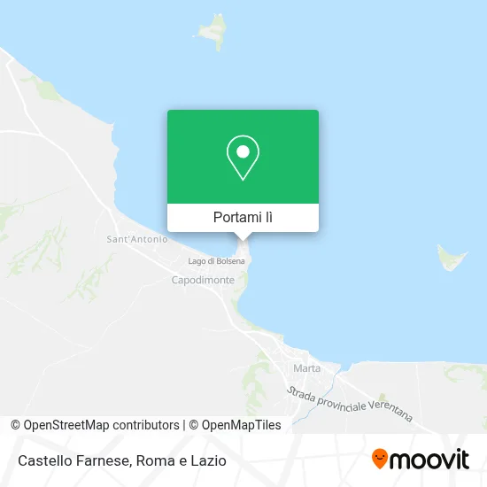 Mappa Castello Farnese