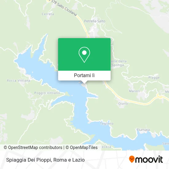 Mappa Spiaggia Dei Pioppi