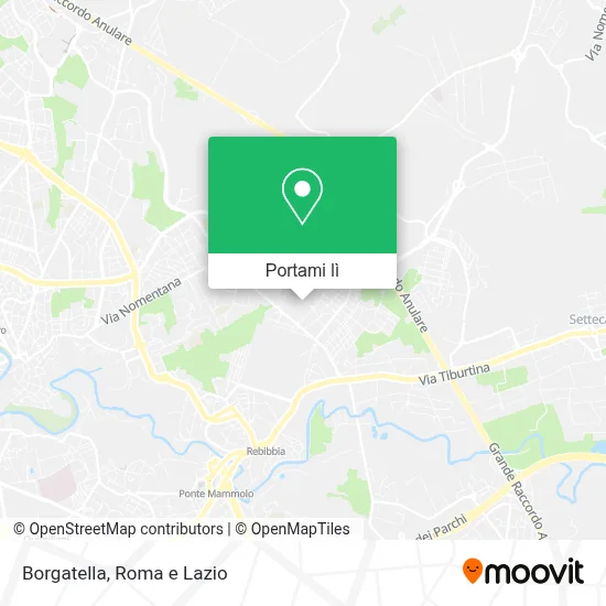 Mappa Borgatella