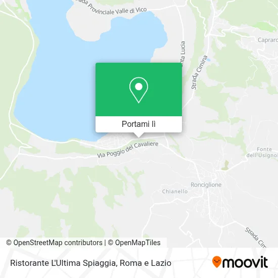 Mappa Ristorante L'Ultima Spiaggia