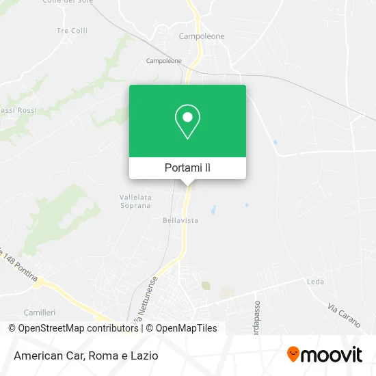 Mappa American Car