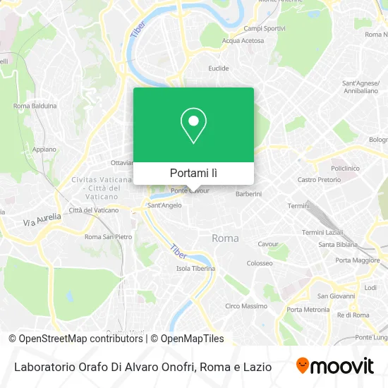Mappa Laboratorio Orafo Di Alvaro Onofri