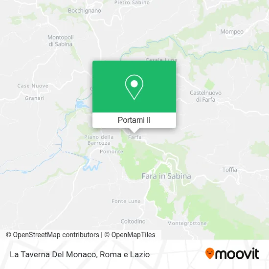Mappa La Taverna Del Monaco