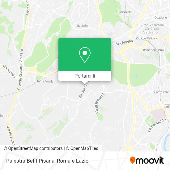 Mappa Palestra Befit Pisana