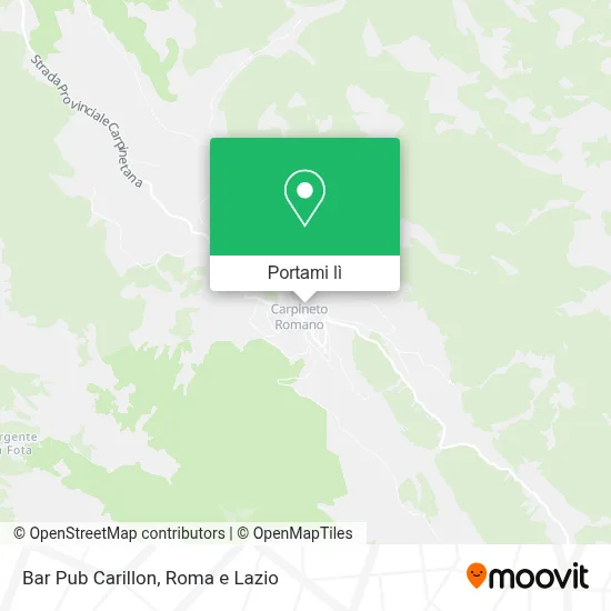 Mappa Bar Pub Carillon