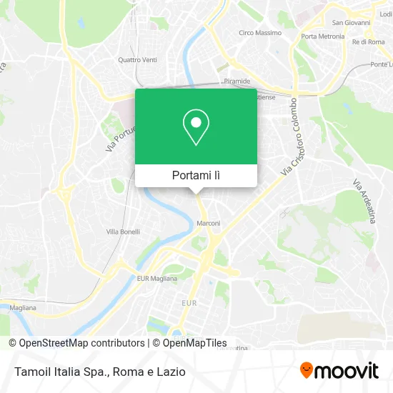 Mappa Tamoil Italia Spa.