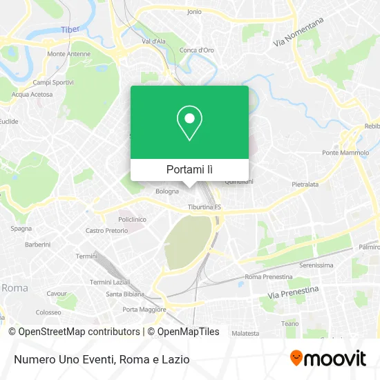 Mappa Numero Uno Eventi