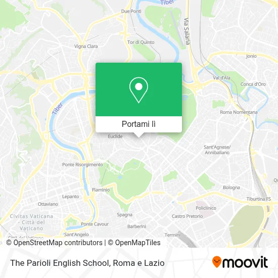 Mappa The Parioli English School