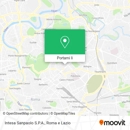 Mappa Intesa Sanpaolo S.P.A.