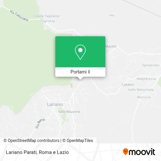 Mappa Lariano Parati
