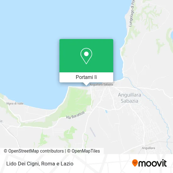 Mappa Lido Dei Cigni