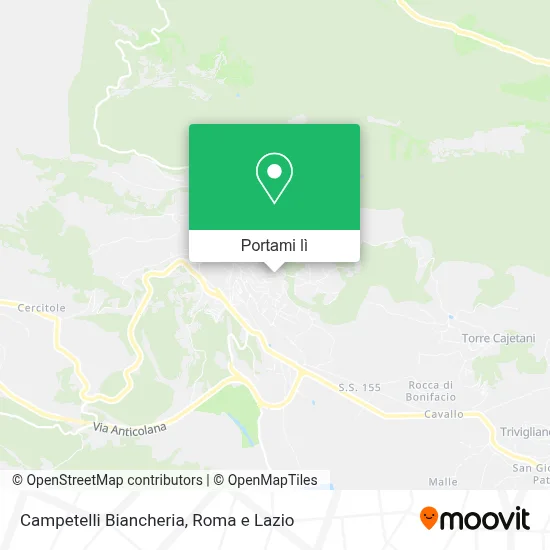 Mappa Campetelli Biancheria